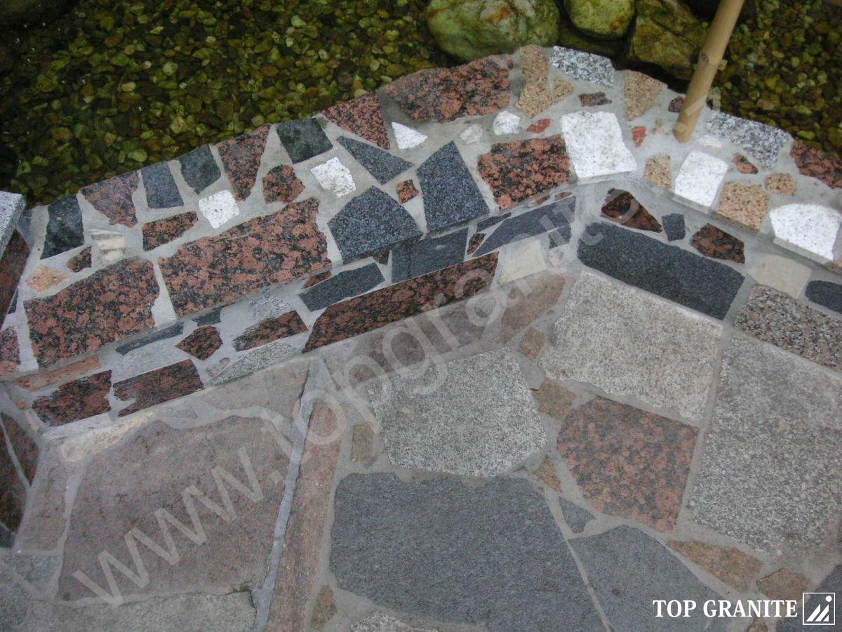 Kamenná dlažba a obložení zídky Kamenná dlažba a obložení zídky