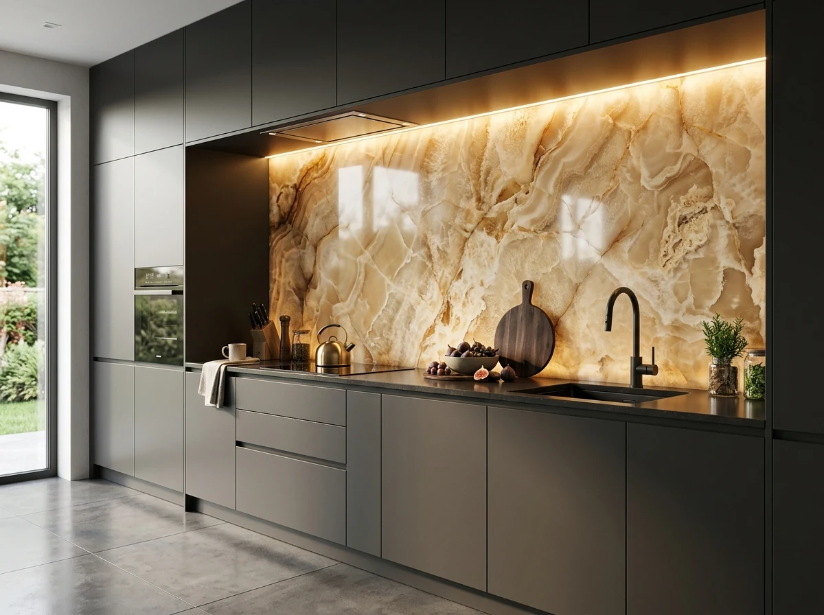 Inspirace — přírodní kámen v interiéru